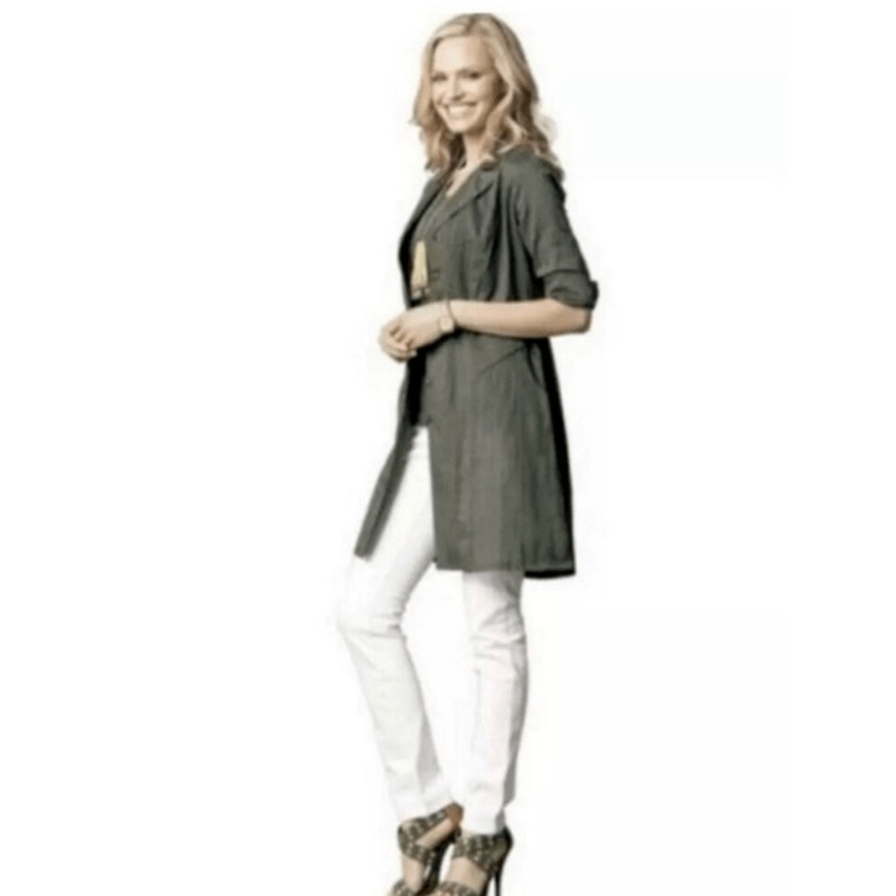 Cabi Size Small Got You Covered Green Moss Lightweight Jacket Style 341